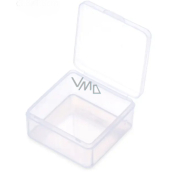 Plastový box číry 8,4 x 8,4 x 2,5 cm 1 kus