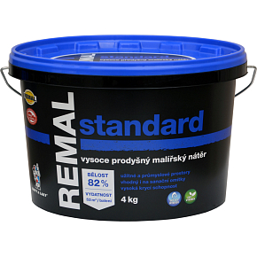 REMAL Standard vysoko priedušná farba na stenu, 4 kg