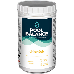 Chlór šok POOL Balance 0,9 Kg