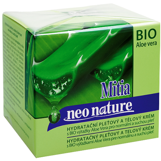 Mitia Bio Aloe Vera hydratačný pleťový a telový krém 250 ml