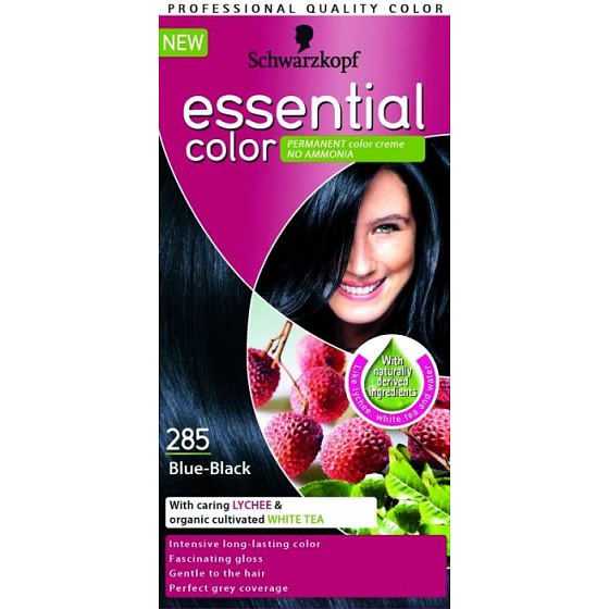 Schwarzkopf Essential Color dlhotrvajúca farba na vlasy 285 Modročierna