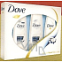 Dove Intense Repair šampón 250 ml + kondicionér 200 ml + sprchový gél 250 ml, kozmetická sada