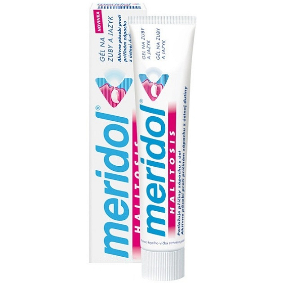 Meridol HALITOSIS gél na zuby a jazyk 75 ml