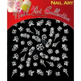 Absolute Cosmetics Nail Art nálepky na nechty s kamienkami NT24W 1 aršík