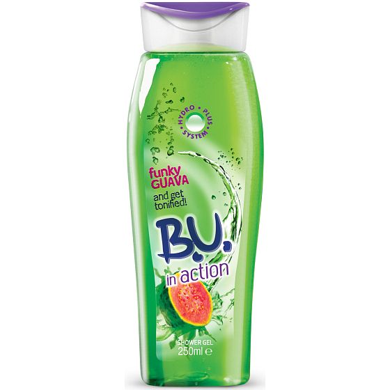 BU In Action Funky Guava sprchový gél 250 ml
