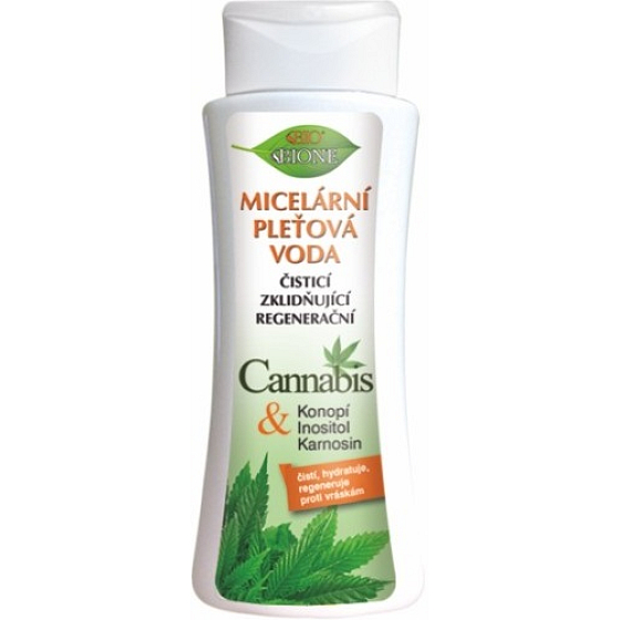 Bione Cosmetics Cannabis micelárna pleťová voda pre všetky typy pleti 255 ml
