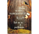 Albi Hracie prianie do obálky K narodeninám loupežnická Jiří Lábus a uÏ Pecha 14,8 x 21 cm