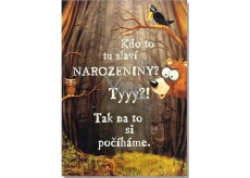 Albi Hracie prianie do obálky K narodeninám loupežnická Jiří Lábus a uÏ Pecha 14,8 x 21 cm