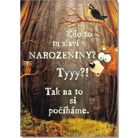 Albi Hracie prianie do obálky K narodeninám Lúpežnícka Jiří Lábus a Jiří Pecha 14,8 x 21 cm