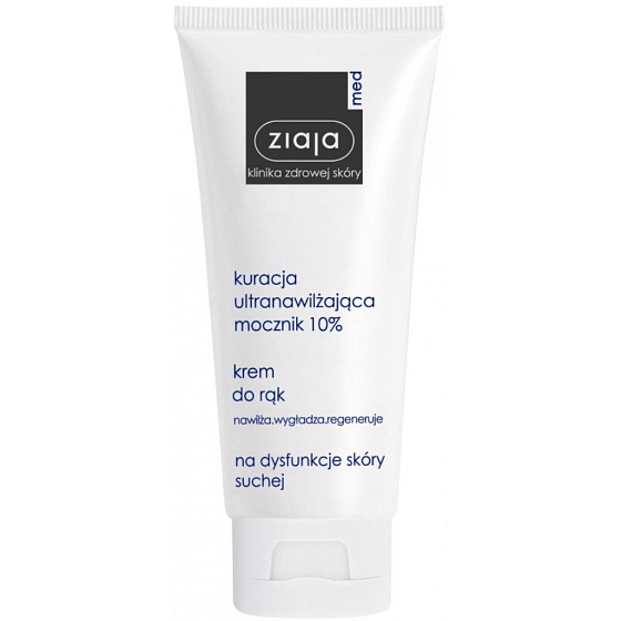 Ziaja Med Ultra-Moisturizing Urea 10% ultrahydratačný intenzívny regeneračný krém na ruky 100 ml