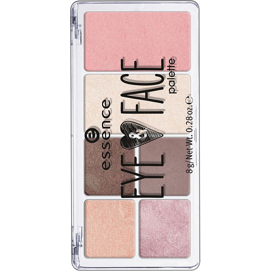 Essence Eye & Face Palette paletka na oči a tvár 01 Glow For It 8 g