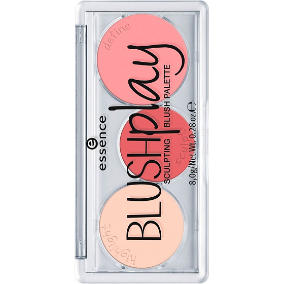 Essence Blush Play Sculpting Blush Palette tieňovacie paletka 10 Play It Peach 8 g