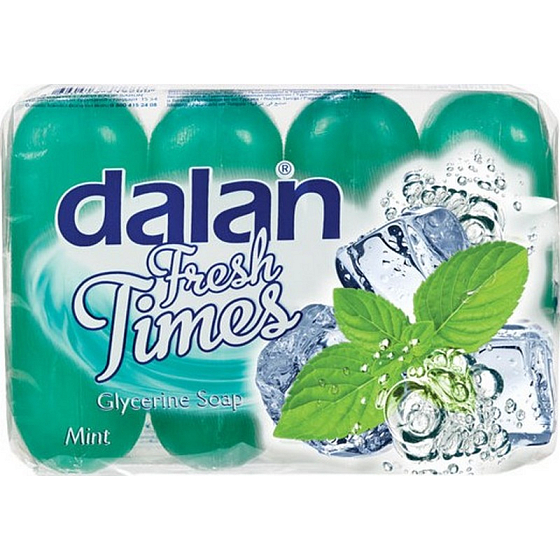 Dalan Fresh Time Mint glycerínové tuhé toaletné mydlo 4 x 90 g