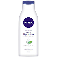 Nivea Aloe & Hydration ľahké telové mlieko s pumpičkou, 400 ml