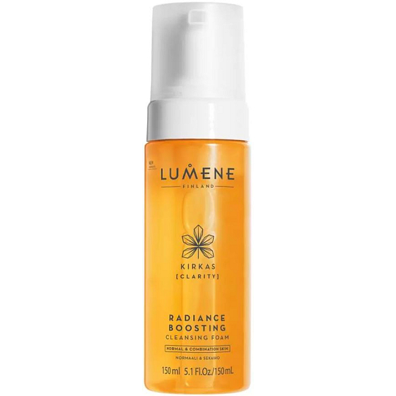 Lumene Cleansing Radiance Boosting Cleansing Foam rozjasňujúci čistiaca pena pre normálnu a zmiešanú pleť 150 ml