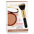 Collistar Silk Effect Bronzing Powder bronzujúci púder 09 Sun Crystals 12 g + kozmetický štetec na púder, kozmetická sada