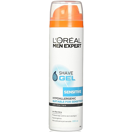 Loreal Paris Men Expert Sensitive hypoalergénny gél na holenie pre citlivú pleť 200 ml