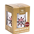 Woodwick Pomegranate - Granátové jablko vonná sviečka s dreveným knôtom petite 3 x 31 g + Biela vločka svietnik darčekový set