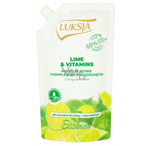 Luksja Essence Limetka a Vitamíny tekuté mydlo náhradná náplň 400 ml