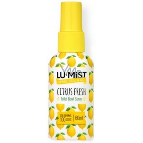 Lu-Mist Citrus Fresh sprej do záchodovej misy osviežovač, rozprašovač 100 použitie 60 ml