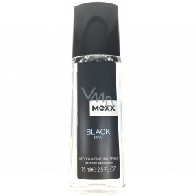 Mexx Black Man parfumovaný dezodorant sklo pre mužov 75 ml