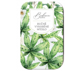 Bohemia Gifts Konopné ručne vyrábané toaletné mydlo s glycerínom v plechovej krabičke 80 g