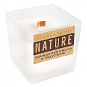 Heart & Home Nature Bambusové drevo a zázvor vonná sviečka malá sklo, doba horenia až 20 hodín 90 g