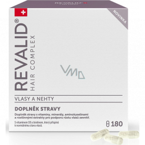 Revalid Hair Complex doplnok stravy pre vlasy a nechty 180 kapslí