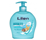 Lilien Exclusive Sea Minerals krémové tekuté mydlo dávkovač 500 ml