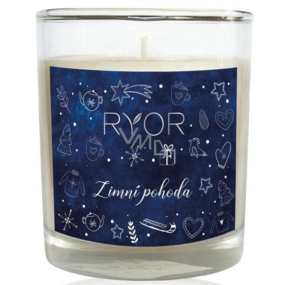 Ryor Winter Wellbeing sójová sviečka malá horí až 18 hodín 65 g