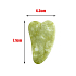 Serpentine Gua Sha redukuje vrásky, opuchy, zlepšuje elasticitu pokožky 4,3 x 7,1 cm, liečivý kameň