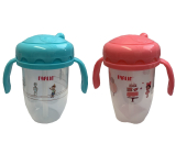 Baby Farlin Gulu Gulu netečúci pohár so slamkou 9+ mesiacov 240 ml