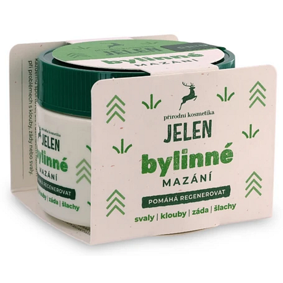 Jelenie bylinné mazivo na svaly, kĺby, chrbát a šľachy 250 ml