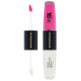 Dermacol 16H Lip Colour 2v1 dlhotrvajúca farba na pery a lesk 18 2 x 4 ml