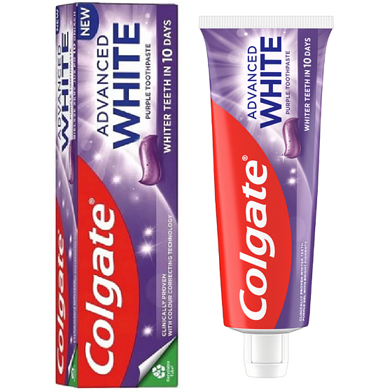 Colgate Advanced White Purple zubná pasta 75 ml