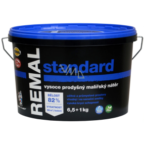 Remal Standard vysoce prodyšná barva na zeď 6,5 kg + 1 kg