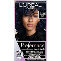 L'oreal Paris Préférence Vivid Colors farba na vlasy, Blue Black 1.102