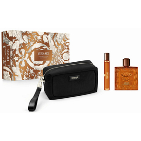 Versace Eros Najim parfém 100 ml + cestovný sprej 10 ml + taštička, darčeková sada pre mužov