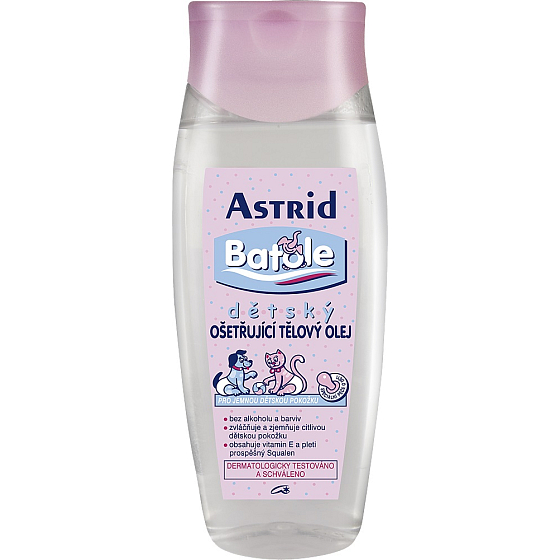 Astrid Batoľa ošetrujúci telový olej pre deti 200 ml