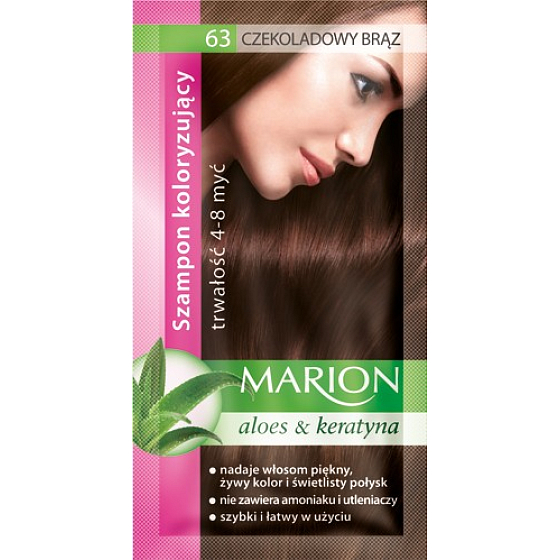 Marion Tónovací šampón 63 Čokoládová hnedá 40 ml