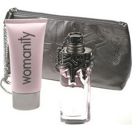 Thierry Mugler Angel toaletná voda pre ženy 50 ml + telové mlieko 100 ml + kabelka, darčeková sada