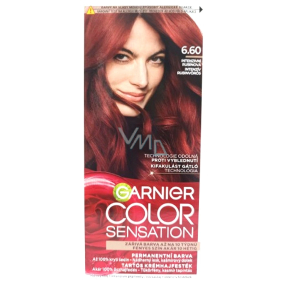 Garnier Color Sensation farba na vlasy 6.60 Intenzívna rubínová