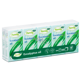 Tento Fresh Eucalyptus hygienické vreckovky 3 vrstvové 10 kusov