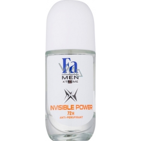 Fa Men Xtreme Invisible Power guličkový antiperspirant dezodorant roll-on pre mužov 50 ml