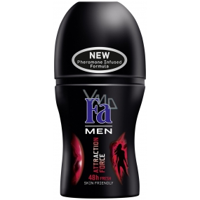 Fa Men Attraction Force guličkový dezodorant roll-on pre mužov 50 ml