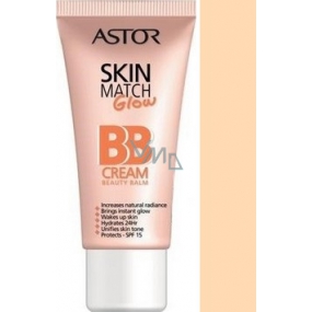 Astor SkinMatch Glow SPF15 BB krém 200 Nude 30 ml
