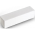 Pilník na nechty 4 stranový blok biely 9,5 x 2,5 x 2,5 cm