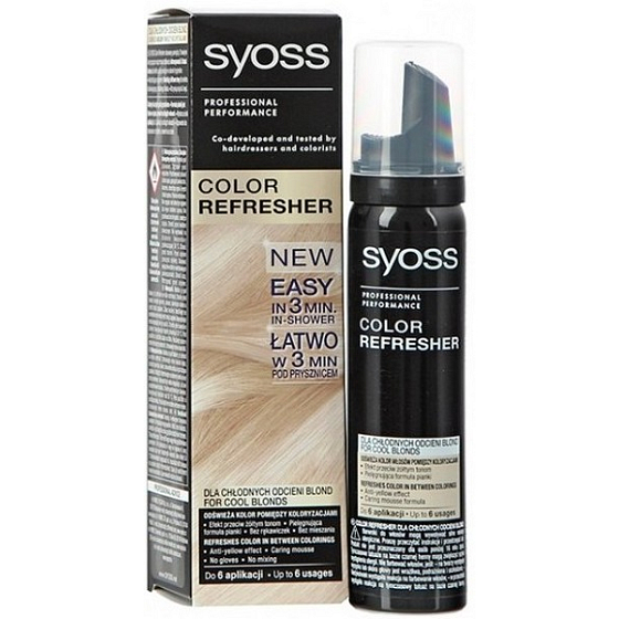 Syoss Color Refresher Pre ľadovej blond odtiene vlasov 75 ml
