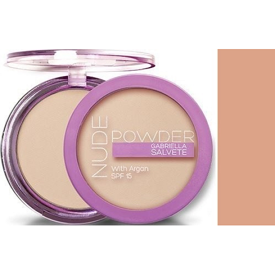 Gabriella Salvete Nude Powder matujúci kompaktný púder SPF 15 04 8 g