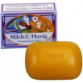 Kappus Milch & Honig - Med a mliečny extrakt upokojujúci toaletné mydlo pre deti 100 g